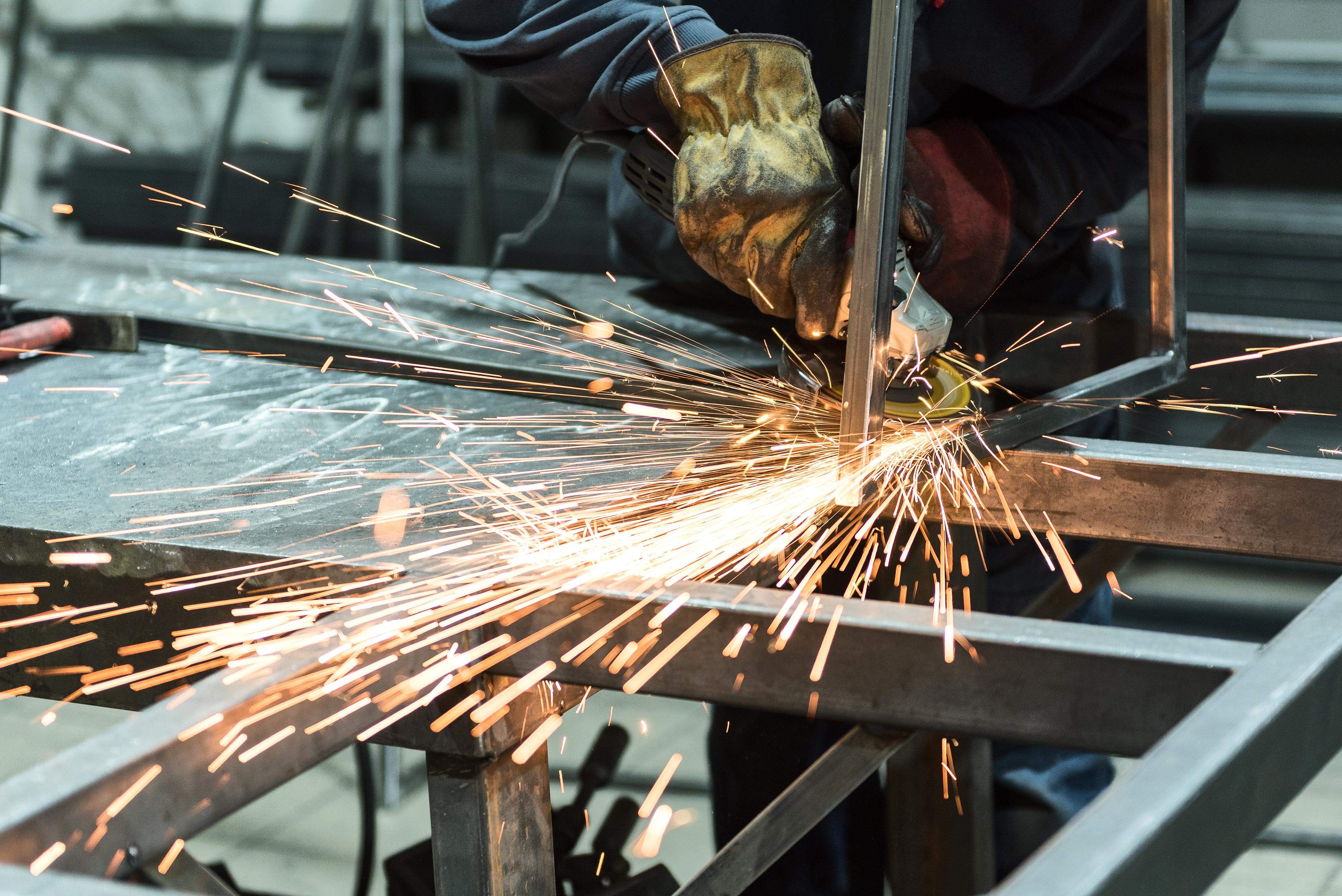 Schweißen von Bauteilen